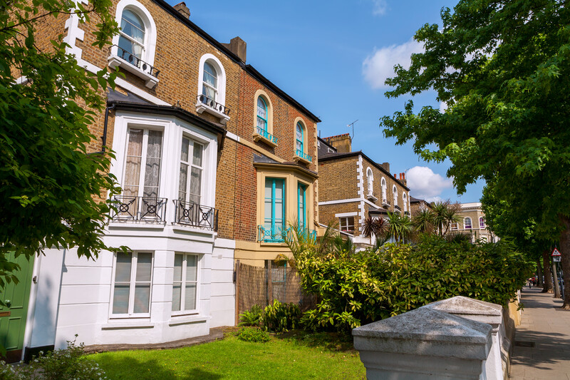 terraced houses